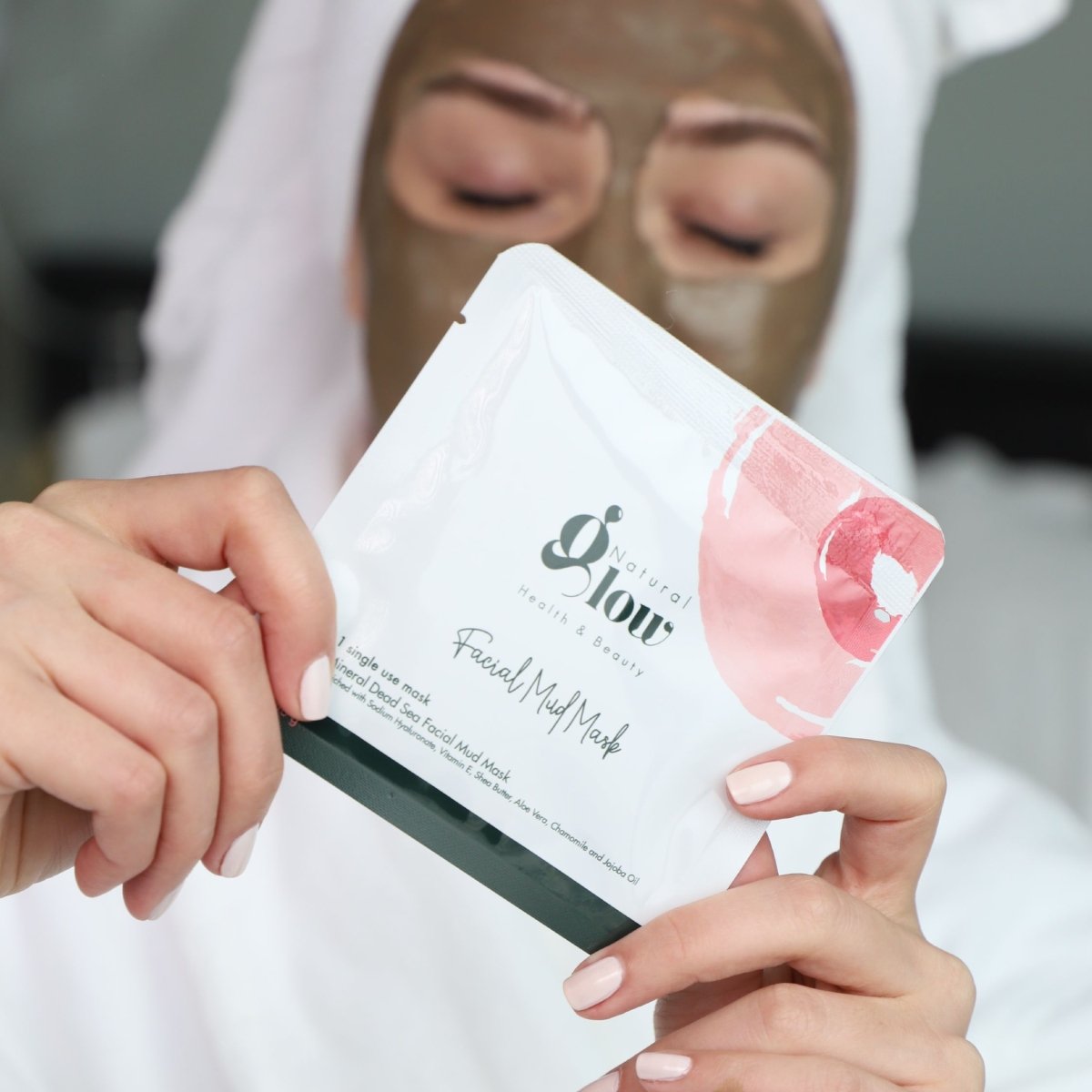 Facial Mud Mask: Single-Use Sachet