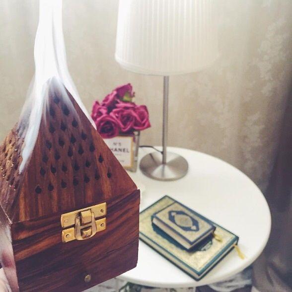 Incense Holder Handmade Wooden Pyramid Box