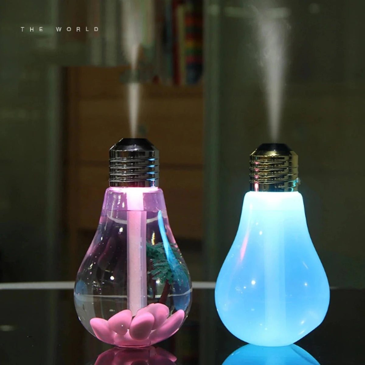 Ledbulb Lamp Humidifier Air Humidifier Bulb at Night