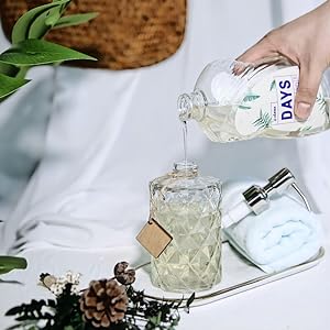 Luxury Glass Soap Dispenser with Stainless Steel Pump