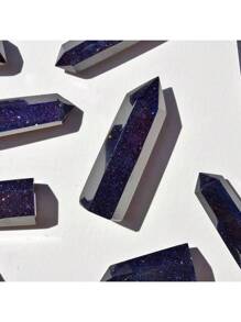 Natural Crystal Blue Sandstone Hexagonal