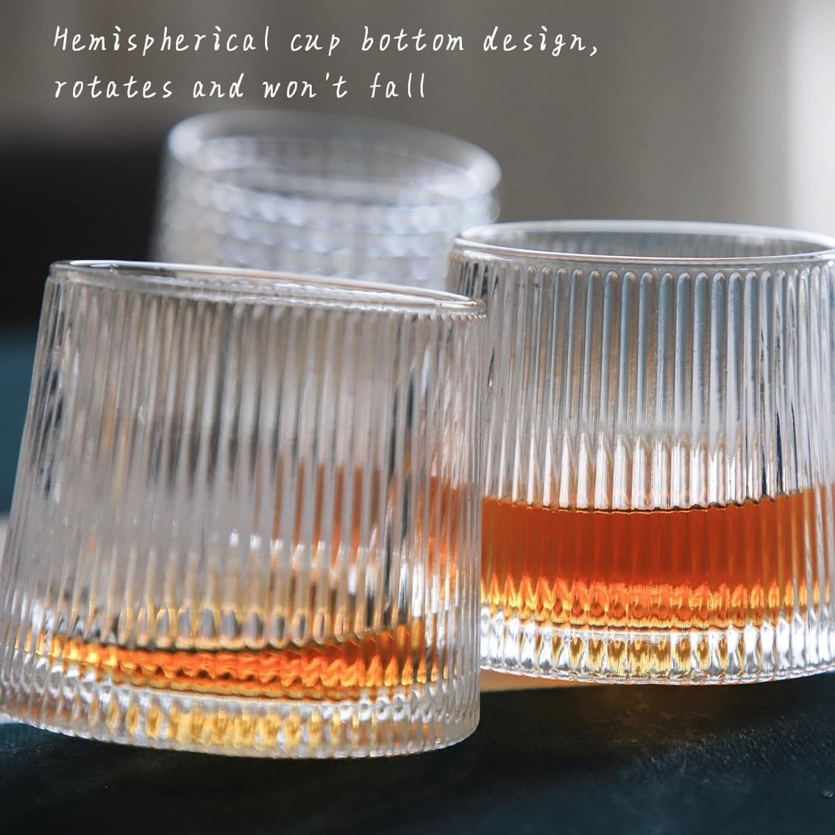 Old Fashioned Dancing Glass Spinning/Swirling Glasses Tumbler