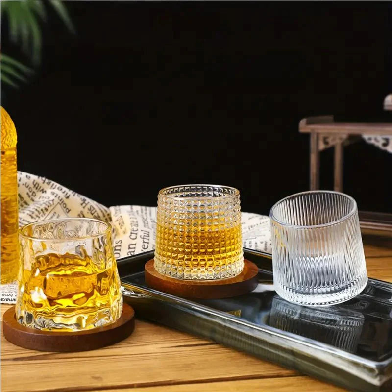 Old Fashioned Dancing Glass Spinning/Swirling Glasses Tumbler