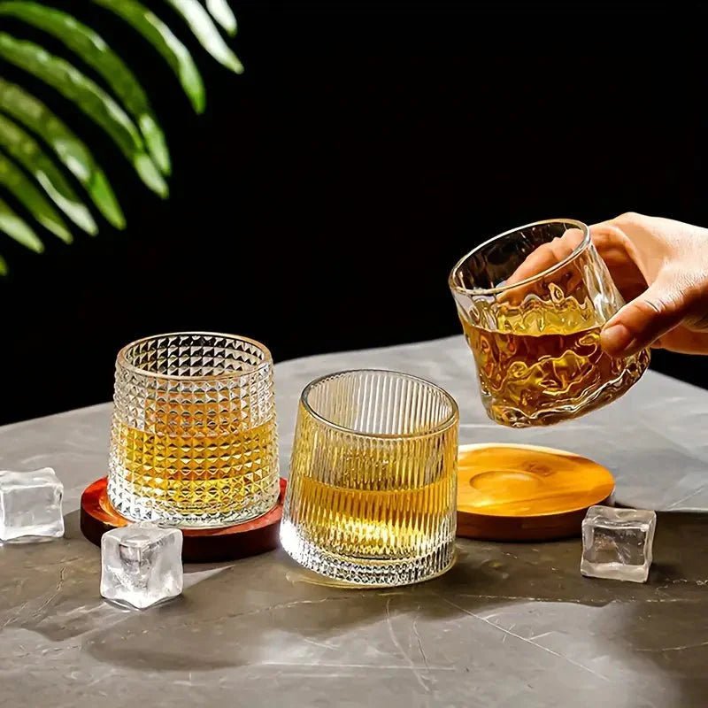 Old Fashioned Dancing Glass Spinning/Swirling Glasses Tumbler
