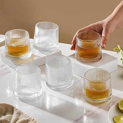 Old Fashioned Dancing Glass Spinning/Swirling Glasses Tumbler