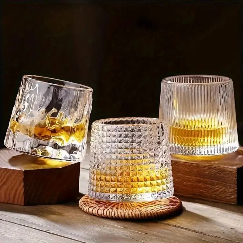 Old Fashioned Dancing Glass Spinning/Swirling Glasses Tumbler
