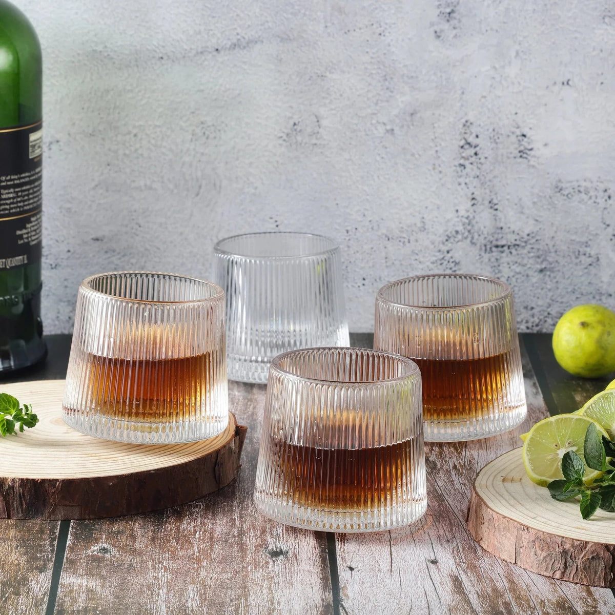 Old Fashioned Dancing Glass Spinning/Swirling Glasses Tumbler