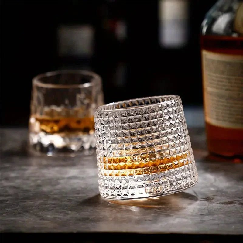 Old Fashioned Dancing Glass Spinning/Swirling Glasses Tumbler