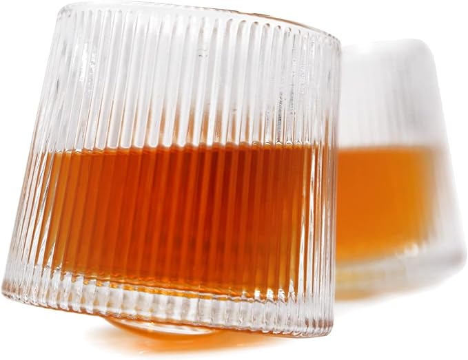 Old Fashioned Dancing Glass Spinning/Swirling Glasses Tumbler