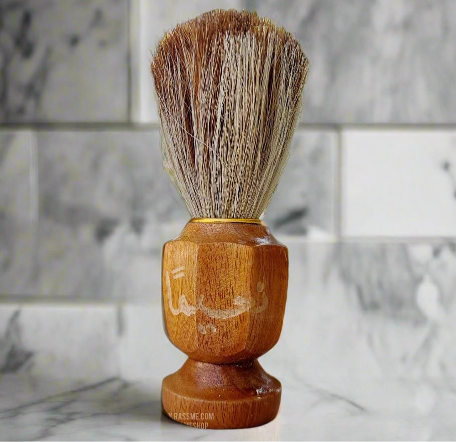 Personalized High Quality Wooden Shaving Brush - Free Engraving