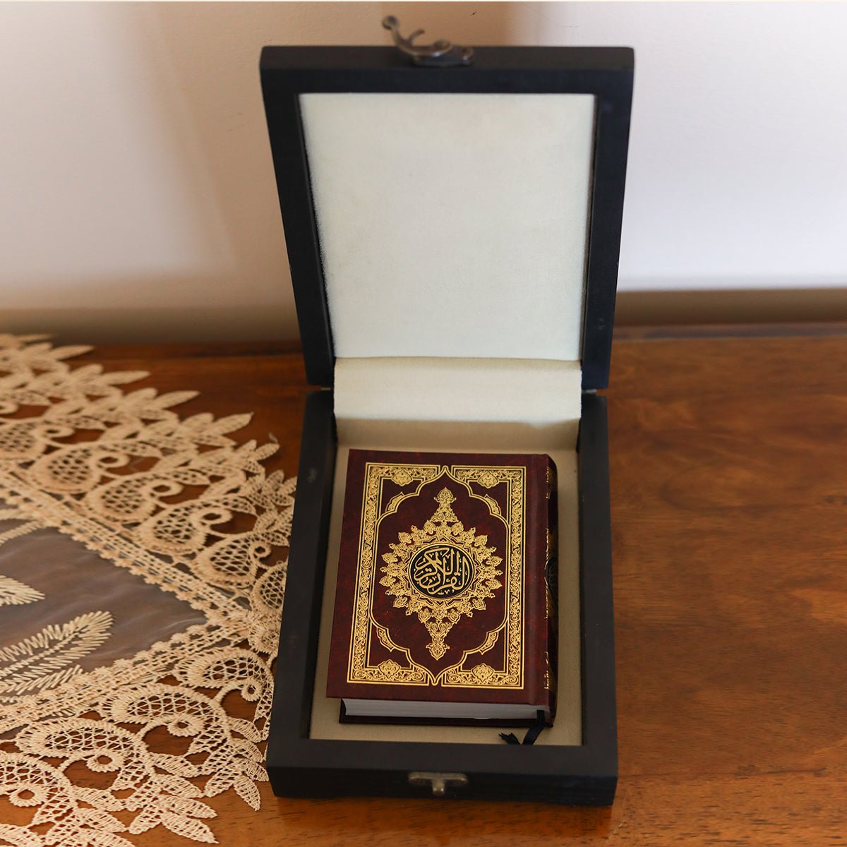 Premium Wooden Mosaics Arabesque Box Quran