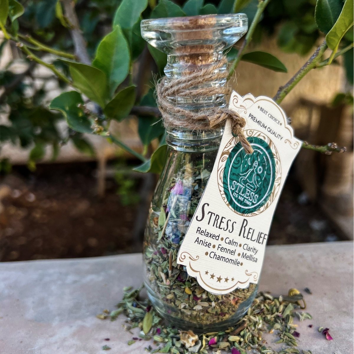 Stress Relief Natural Herbs Mixture Calm & Anxiety
