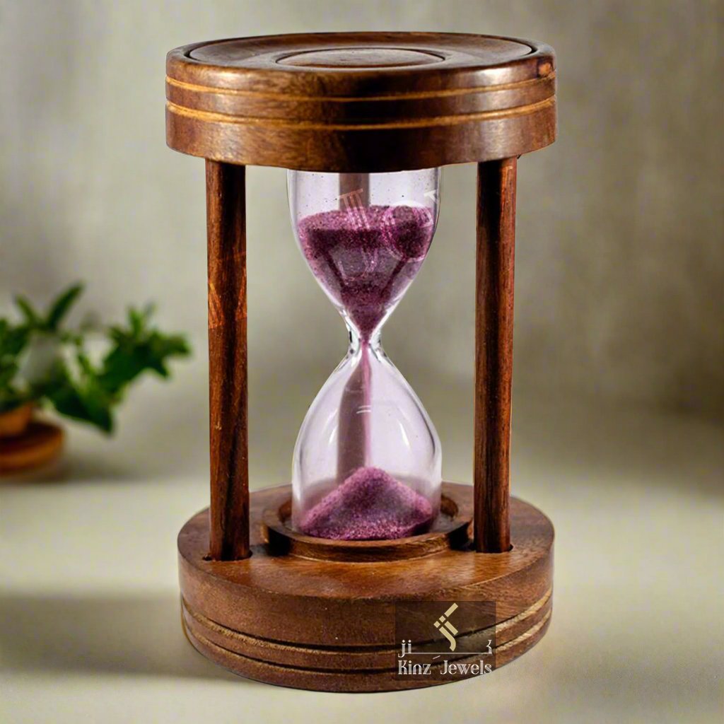 Personalized Hourglass Rosewood Sand Clock