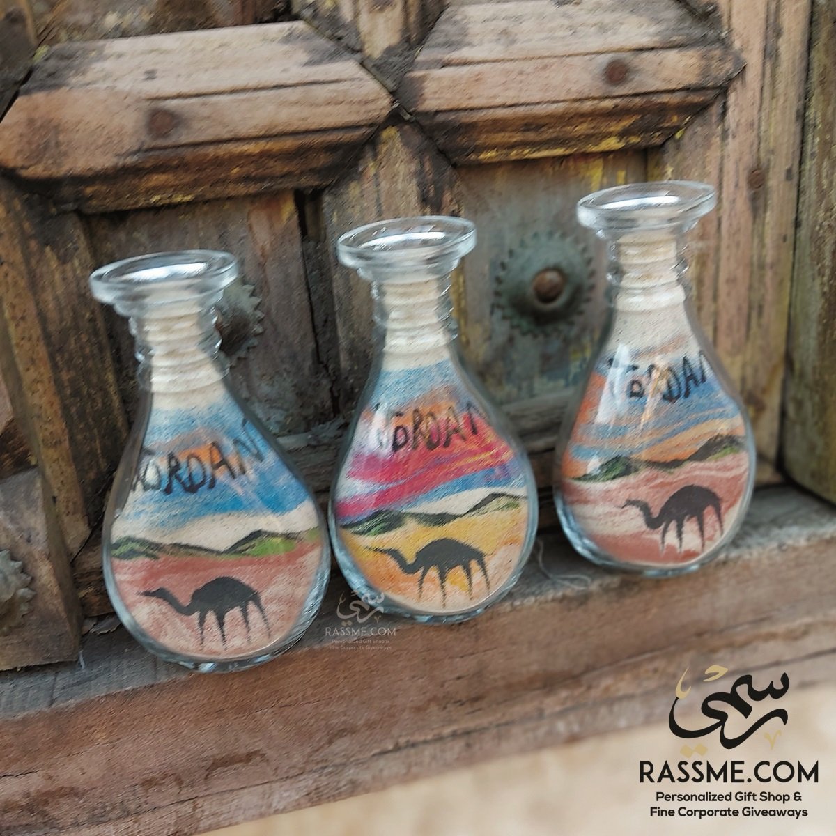 Sand Bottle Desert Sunset Camel Sand Jordan