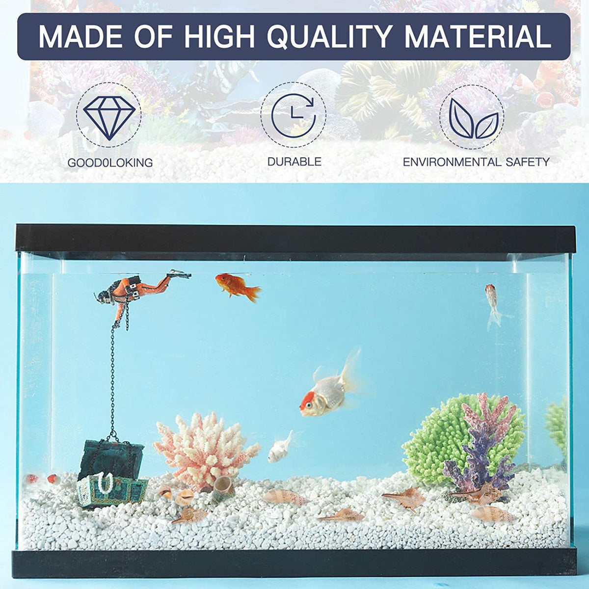 Aquarium Shells Sea Shells Conch Mixed Beach Seashells Fish Tank