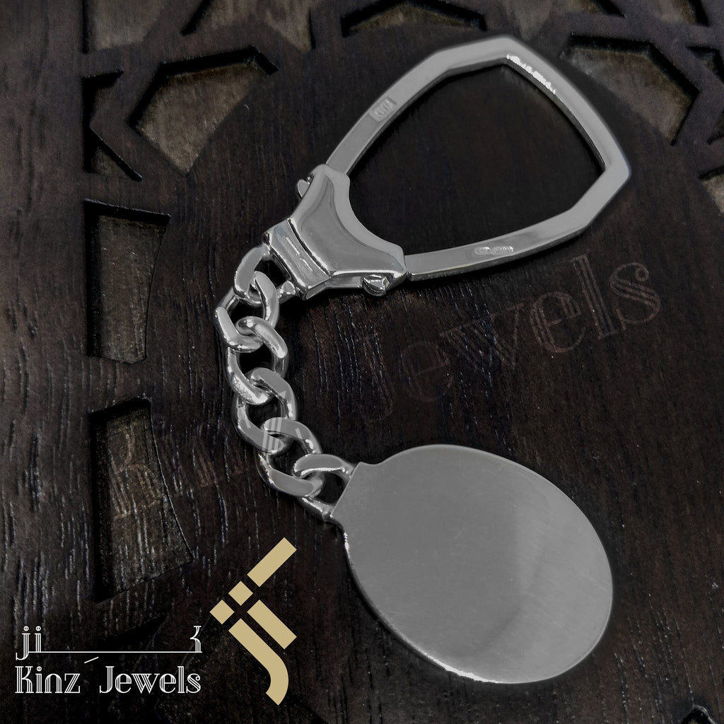 Personalized Italian Premium Silver Basic Oval