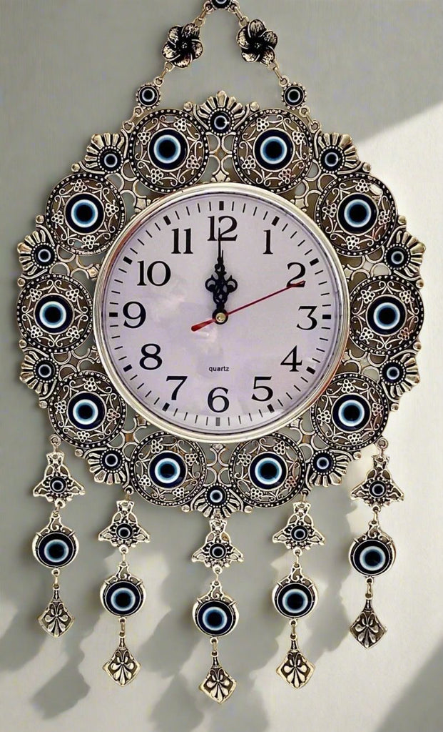 Turkish Evil Eye Home Clock
