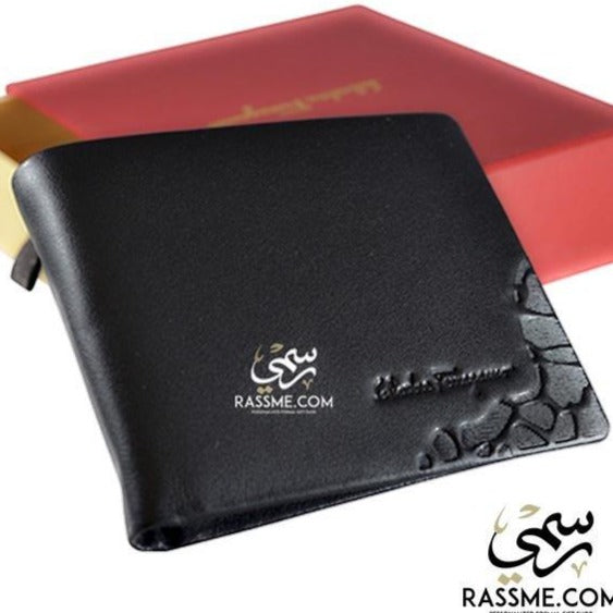 High Quality Leather Wallet Liquid corner - Free Engraving