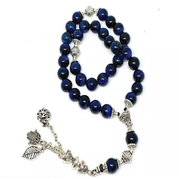 Blue Tiger's Eye Prayer Beads