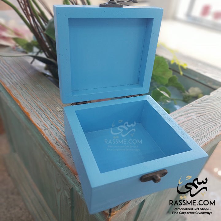 Small Wooden Box Oriental Patterns