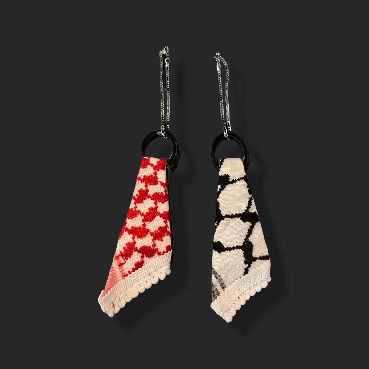 Car Mirror Hanging Palestine, Jordan pendant , Jordanian, Keffiyeh, Shemagh Rassme