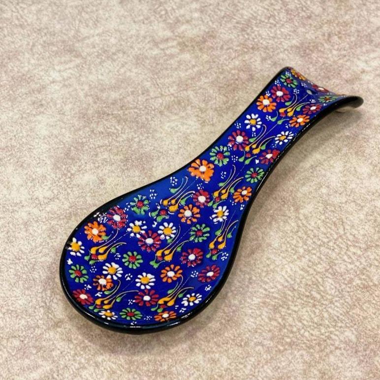 Ceramic Spoon Rest Tile Rack Pottery Spoon Holder Rack Kitchen