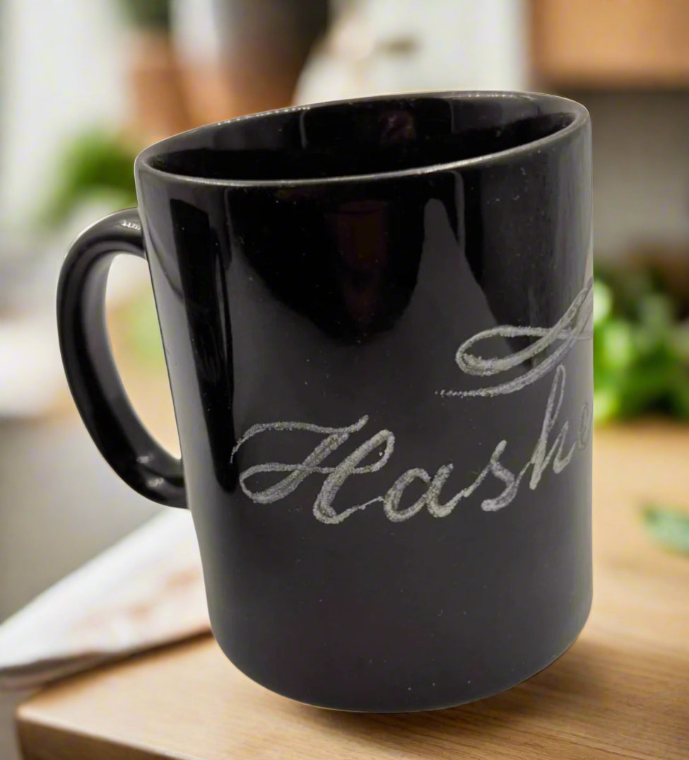 Customized Ceramic Black Mug