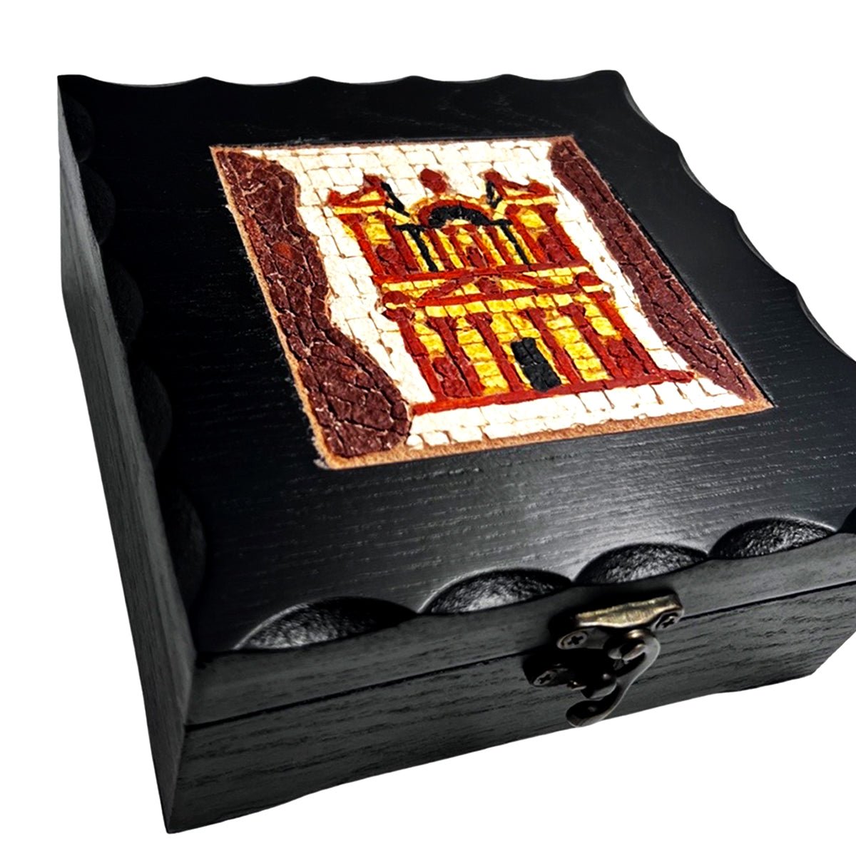 Elegant Petra Mosaics Wooden Box