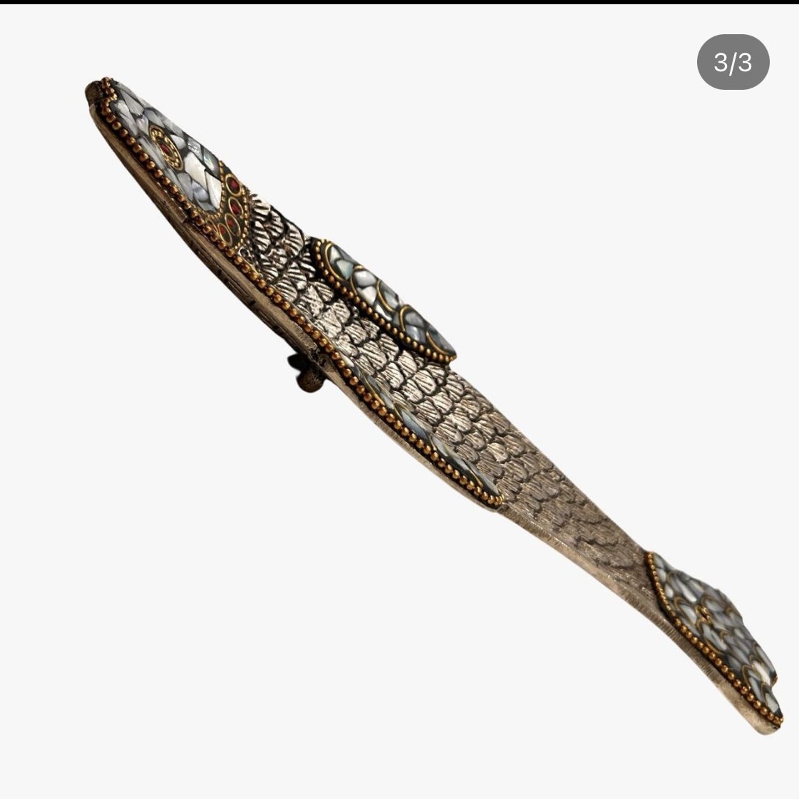 Fish Incense Stick Holder Tray Gemstone Ash Catcher
