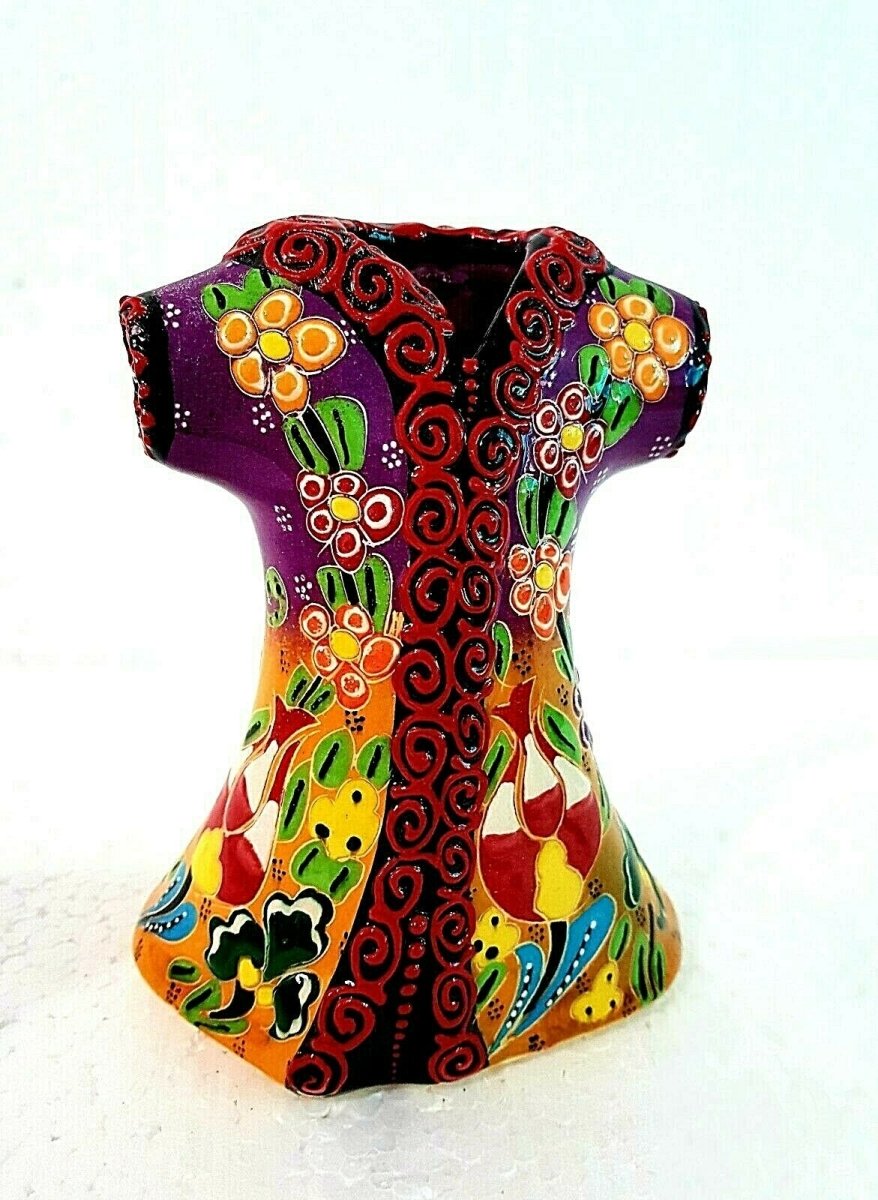 Handmade Handprinted Turkish Ceramic KAFTAN