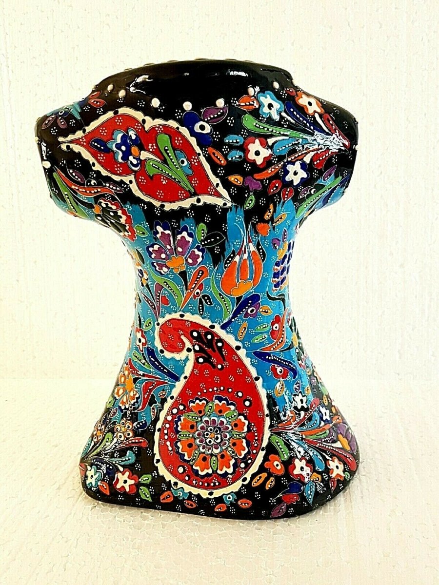 Handmade Handprinted Turkish Ceramic KAFTAN