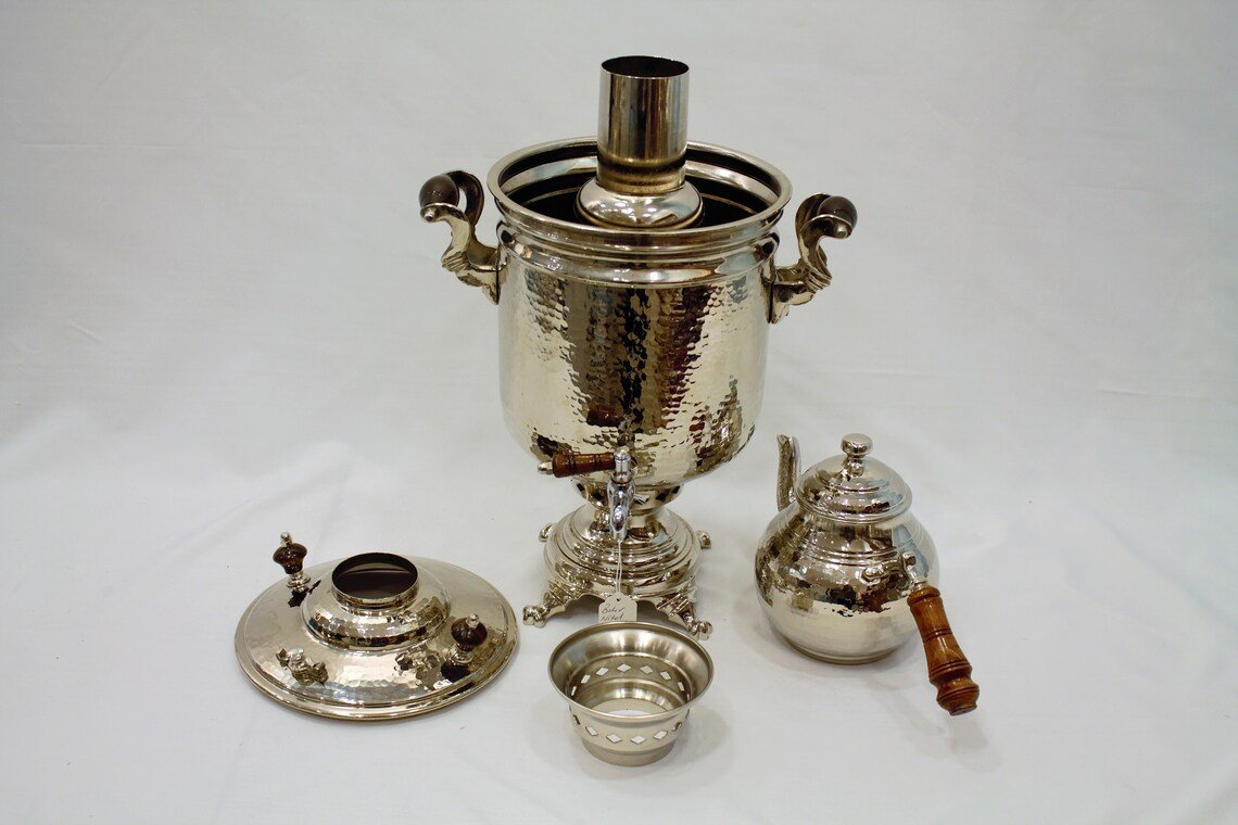 Handmade Samovar, Copper Samovar, Teapots, Copper Teapot