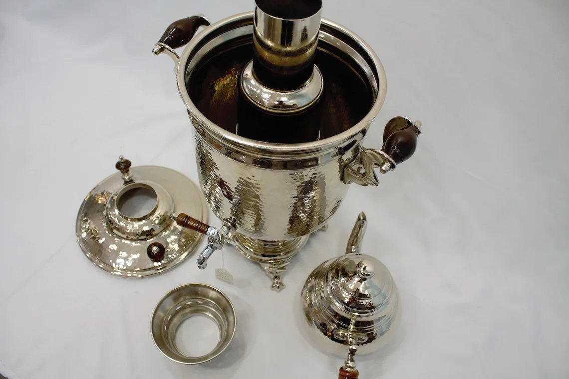 Handmade Samovar, Copper Samovar, Teapots, Copper Teapot
