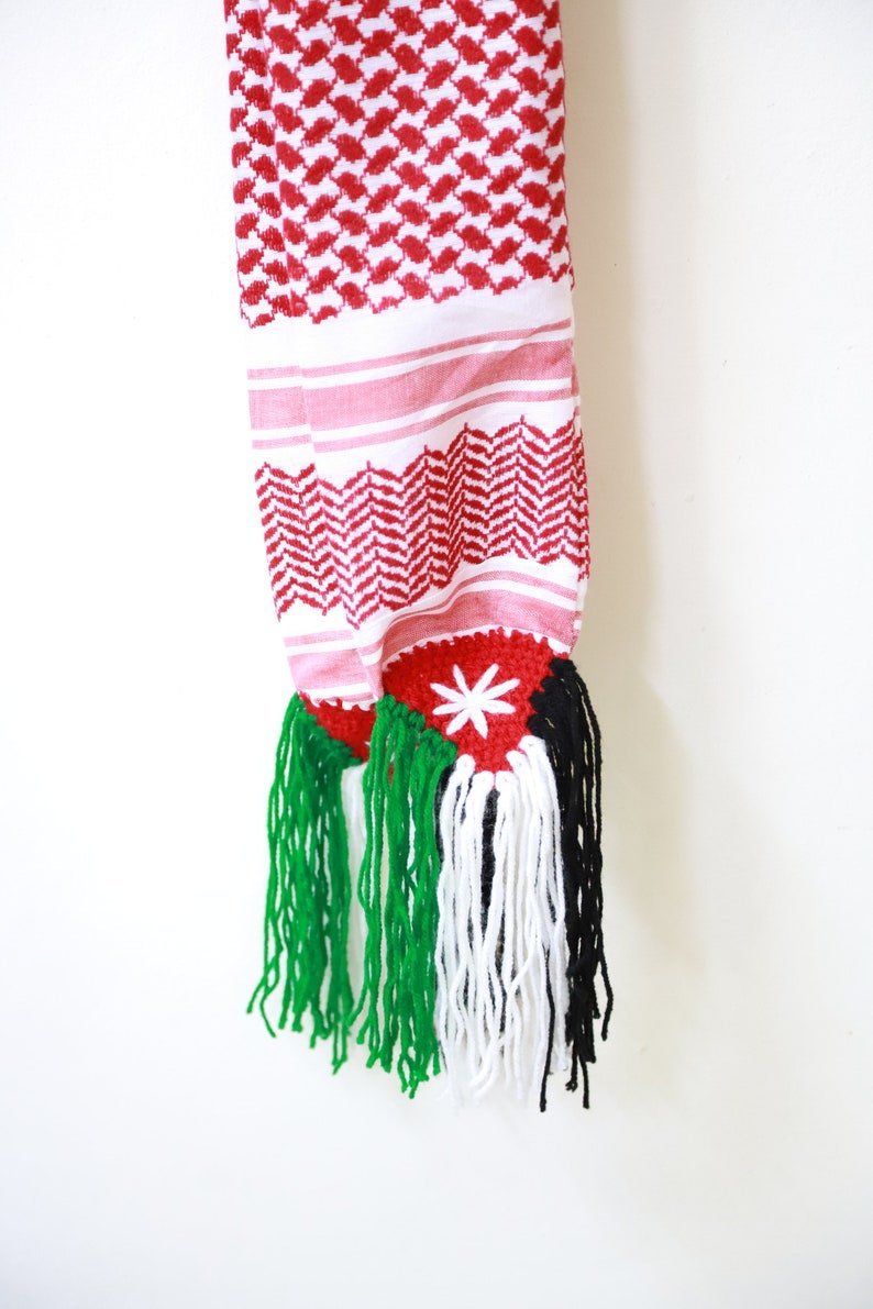 Hatta Keffiyeh Shemagh Kuffiyeh Shmaagh Scarf شماغ حطة