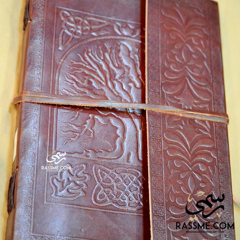 Leather Authentic Notebook Antique Paper - Free Engraving
