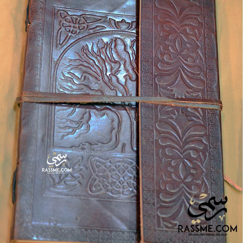 Leather Authentic Notebook Antique Paper - Free Engraving