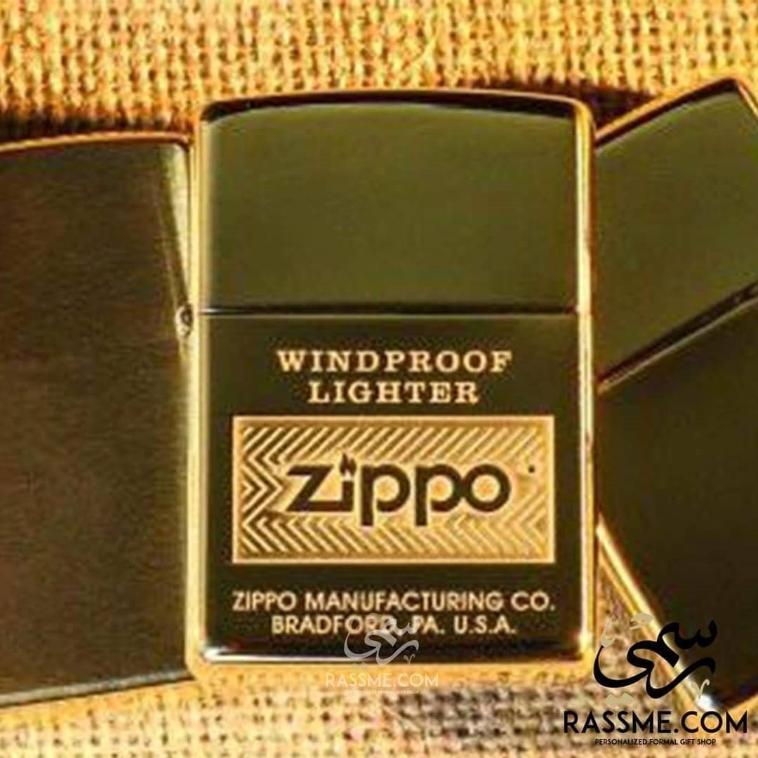 Personalized High Polish Gold Windproof - Zippo Lighters In Jordan