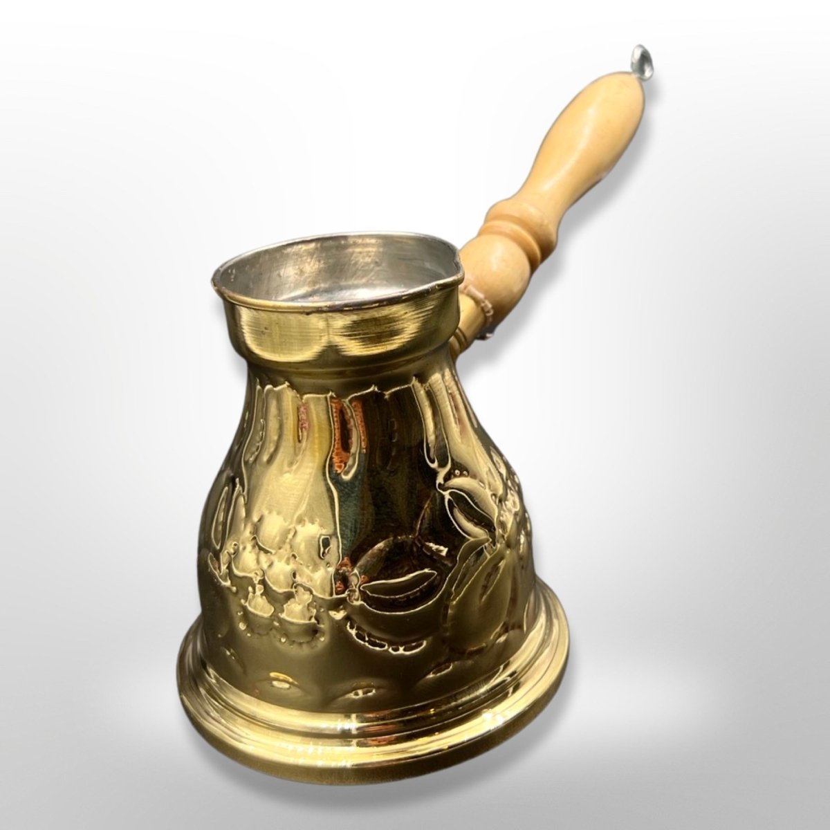Solid Brass Handcrafted Coffee Pot