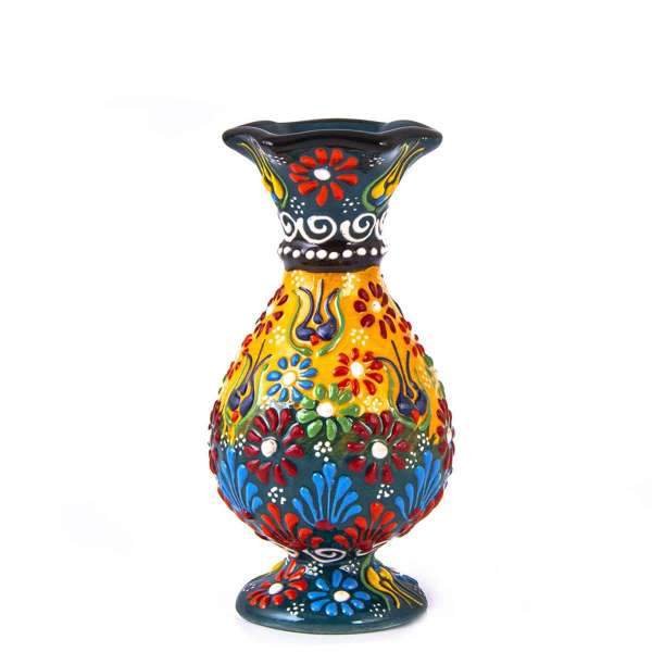 Beautiful, buy hand-painted, ceramic vase