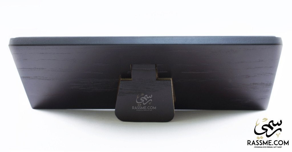 Wooden Desk Name Cardboard Calligraphy