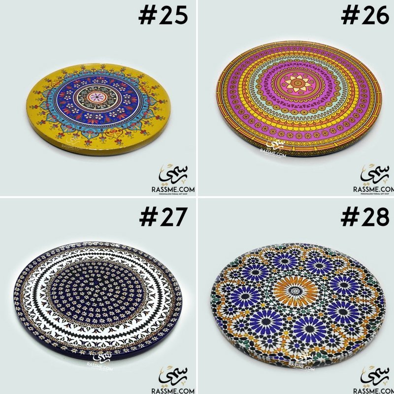 Wooden Moroccan Coasters