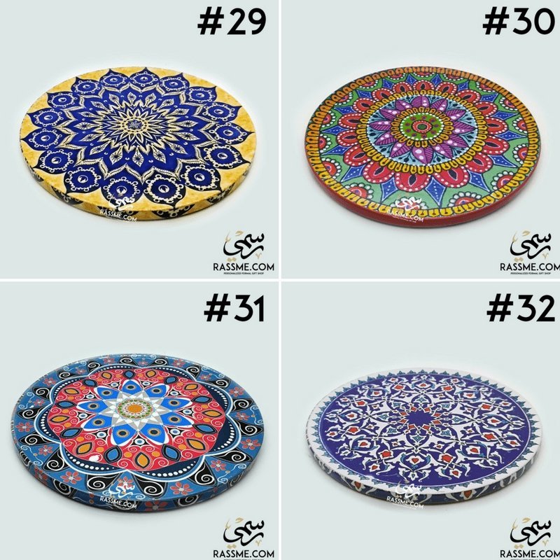 Wooden Moroccan Coasters