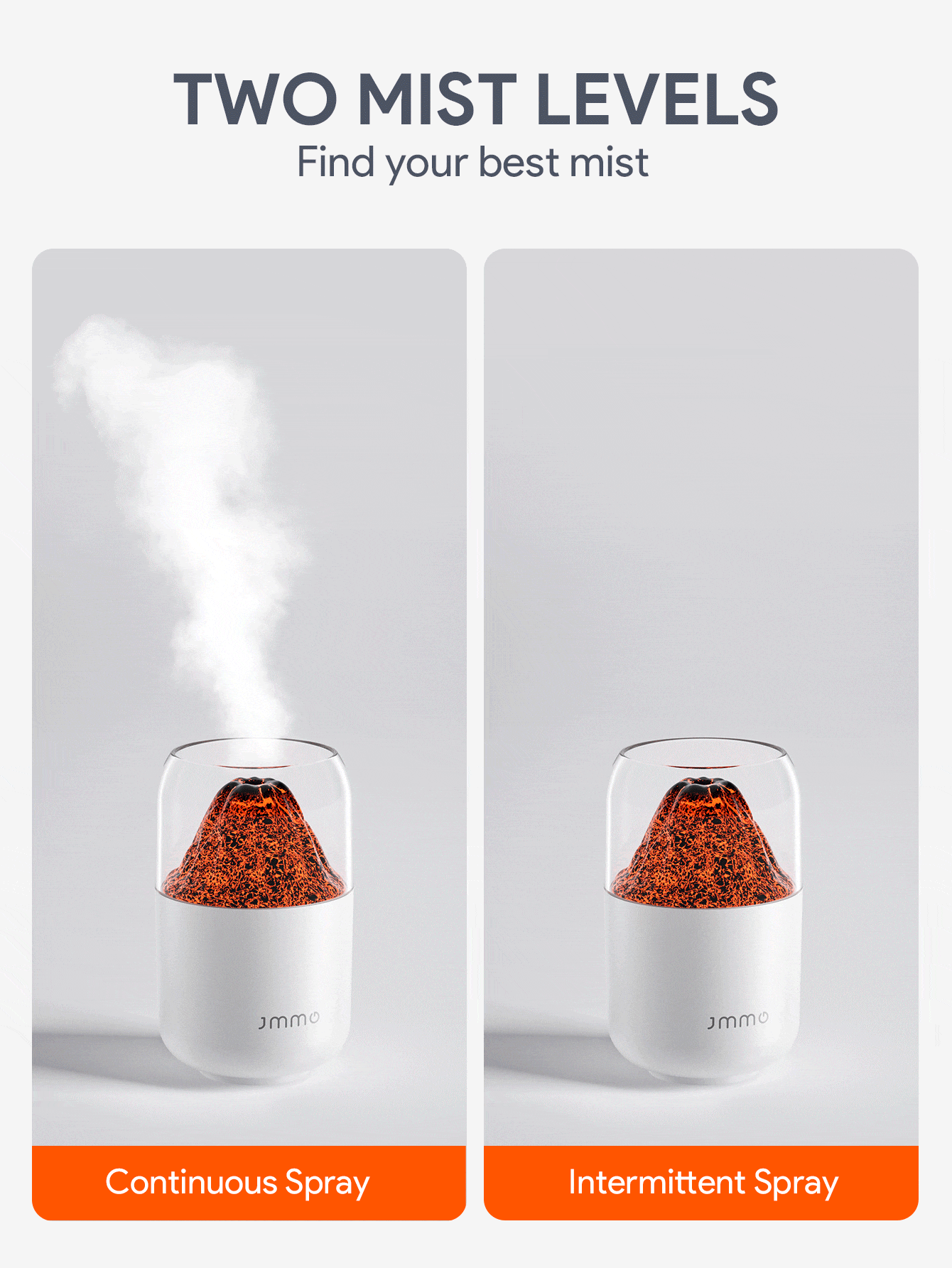 Humidifier Mini Volcano Shaped Humidifier