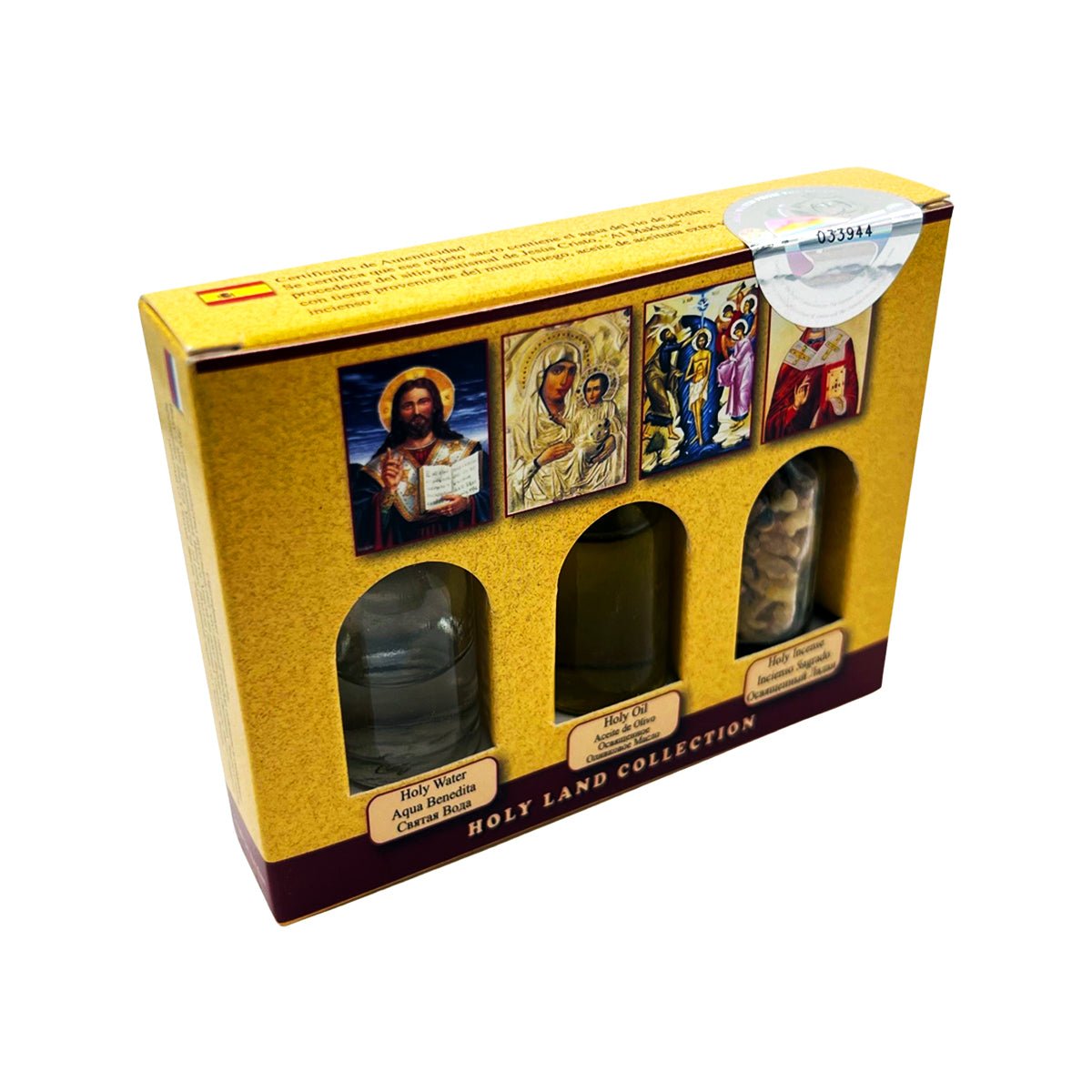 3 pcs Blessing Set Holy Oil Water Incense