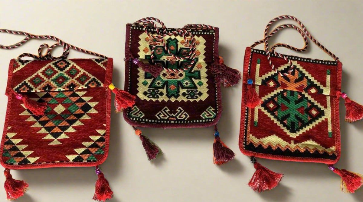 Handbag Turkish Kilim Boho Ethnic Women Bag