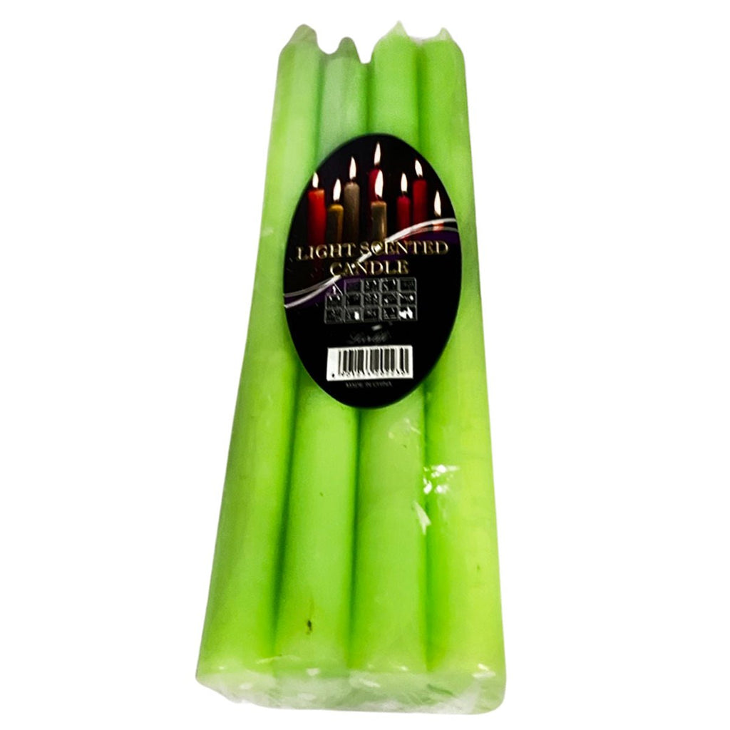 8 Candle Sticks Green - STLESS