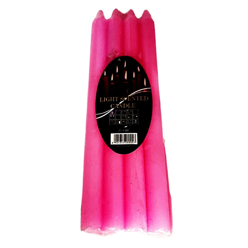 8 Pink Candle Sticks - STLESS