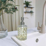 Luxury Glass Soap Dispenser with Stainless Steel Pump