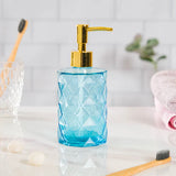 Luxury Glass Soap Dispenser with Stainless Steel Pump