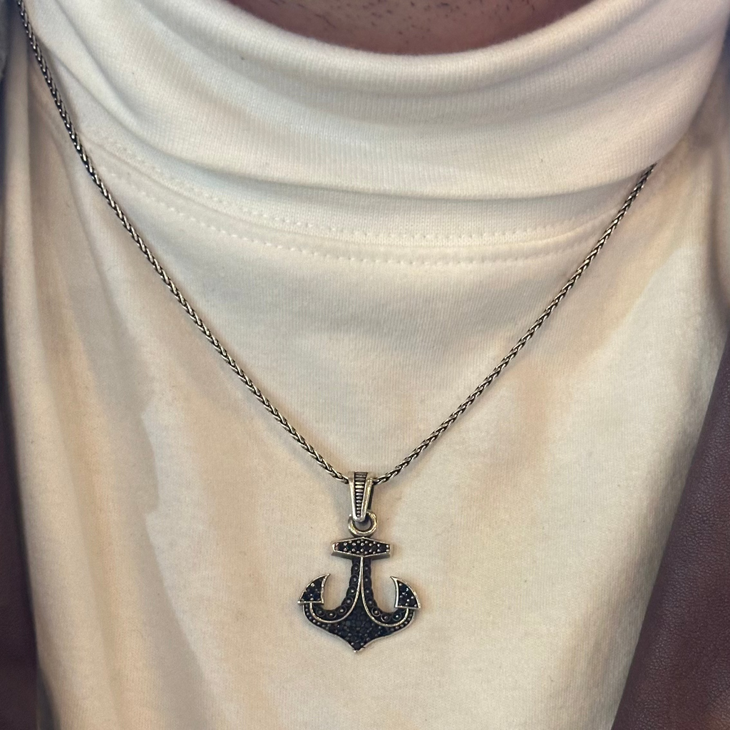 Highest Quality Of Silver 925 Anchor Necklace